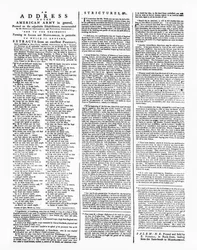 Hoja suelta con un Discurso al Ejército Americano, Salem, 1775
