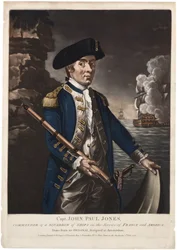 Capitán John Paul Jones, Comandante de un Escuadrón de Barcos al Servicio de Francia y América, 1780