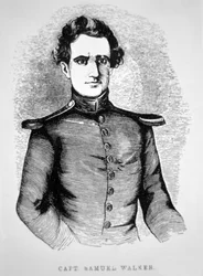 Capitán Samuel Walker (1815-47) 1847 (grabado)
