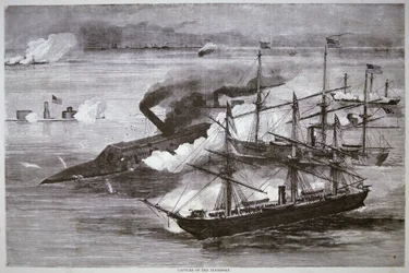 Captura del acorazado confederado 