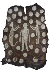 Manto del jefe Powhatan, indio norteamericano, de Virginia, finales del siglo XVI-principios del siglo XVII