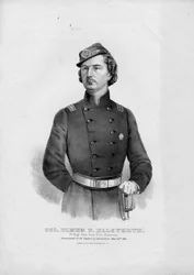 Col. Elmer E. Ellsworth: 1er Regimiento de Zouaves de Bomberos de Nueva York