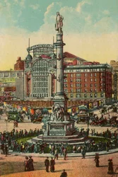 Columbus Circle, Nueva York, c.1900