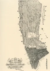 Mapa de Manhattan de los Comisarios