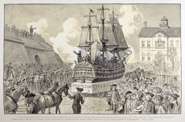 Desfile y Celebración del Congreso, c.1790