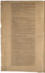 Constitución, primera impresión, impresa por Dunlap & Claypoole, 17-19 de septiembre de 1787