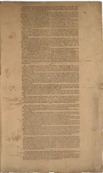 Constitución, primera impresión, impresa por Dunlap & Claypoole, 17-19 de septiembre de 1787