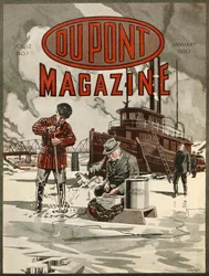 Dinamita DuPont, portada de la revista DuPont, enero de 1920