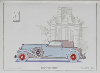 Automóviles DuPont: Convertible Victoria, 1921