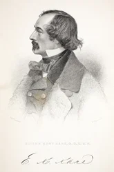 Elisha Kent Kane, ilustración de La segunda expedición Grinnell en busca de Sir John Franklin..., 1856