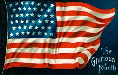 Bandera americana del Cuatro de Julio
