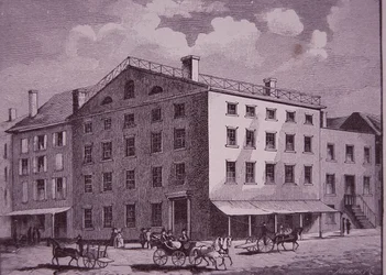 Fraunces Tavern, Ciudad de Nueva York (grabado)