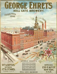George Ehrets Hell Gate Brewery, establecida en 1866