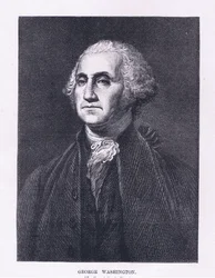George Washington, ilustración de la Historia de los Estados Unidos de Cassell, pub. por Petter & Galpin c.1890