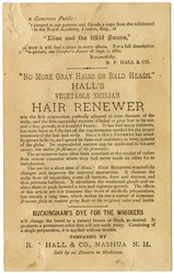 Halls Vegetable Sicilian Hair Renewer, Restaura el Cabello Gris a su Color Original y Previene la Calvicie