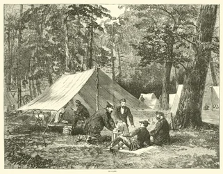 En el campamento, julio de 1863