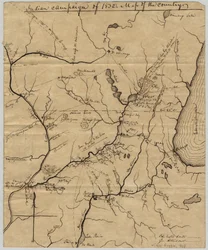 Campaña india de 1832: Mapa del país, 1832