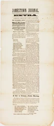 Jamestown journal extra, 9 de mayo de 1862