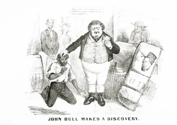 John Bull hace un descubrimiento (litografía)