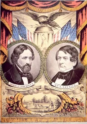 Póster del Partido Republicano de John Charles Fremont