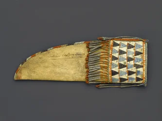Funda de cuchillo, Sioux del Este, de Fort Snelling, Minnesota