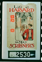 Vida en Harvard, cartel que anuncia la edición de mayo de Scribner