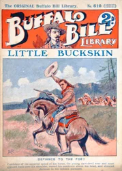 Little Buckskin, ilustración de portada de 