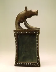 Espejo, Omaha, nativo americano, c.1885