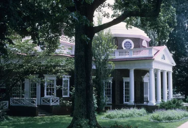 Monticello, diseñado por Thomas Jefferson