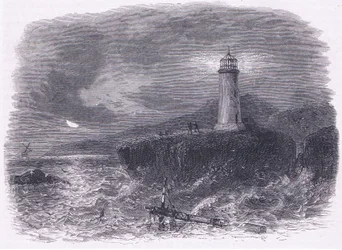 Isla Mount Desert, ilustración de la Historia de los Estados Unidos de Cassell, pub. por Petter & Galpin c.1890