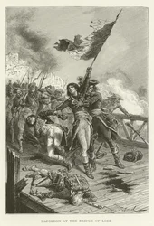 Napoleón en el Puente de Lodi