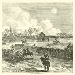 Cerca de Chancellorsville, 1 de mayo, mayo 1863