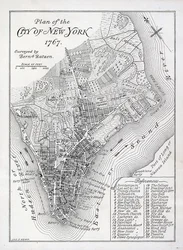 Plano de la ciudad de Nueva York en 1767
