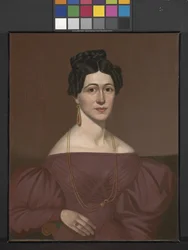 Retrato de Eliza C. Ayres (óleo sobre lienzo)