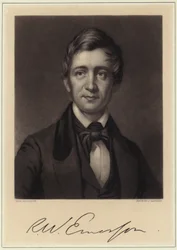 Retrato de Ralph Waldo Emerson