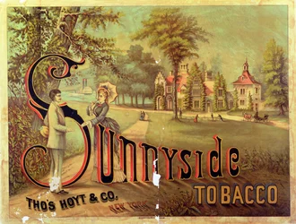 Cartel publicitario de Tabaco Sunnyside