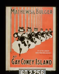 Póster para Mathews & Bulger en Gay Coney Island