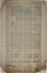 Procedimientos y discurso de la Convención Constitucional, c.19 de marzo de 1861