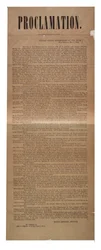 Proclamación, 1 de mayo de 1862