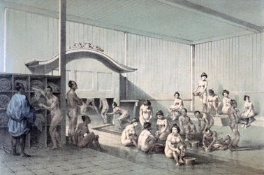 Baño Público en Simoda, 1856
