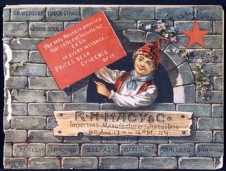 R.H. Macy & Co. Importadores, Fabricantes y Minoristas [portada del catálogo], 1890