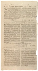Resoluciones imprimiendo la propuesta de NYS para enmiendas a la Constitución, octubre de 1788
