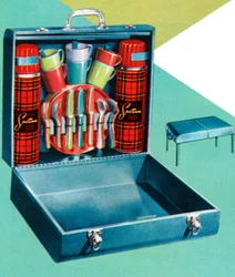 Retro Portable Picnic Set