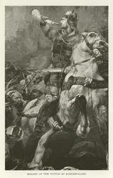 Rolando en la Batalla de Roncesvalles