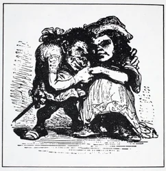 Elfos escandinavos, de la Guía mundial de gnomos, hadas, elfos y otros seres pequeños de Thomas Keightley (1789-1872), publicada en 1880