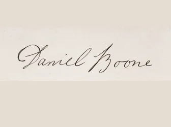 Firma de Daniel Boone