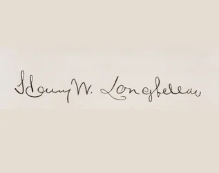 Firma de Henry Wadsworth Longfellow