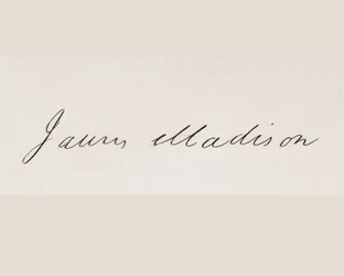 Firma de James Madison