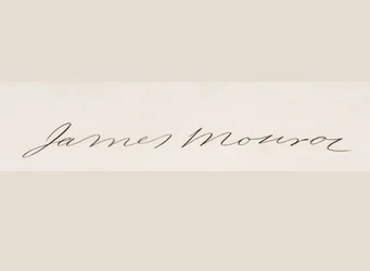 Firma de James Monroe