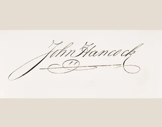 Firma de John Hancock